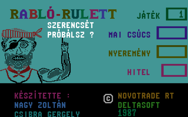 Rabló-Rulett - Magyar Fejlesztésű Játékok